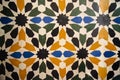 Historic moorish ceramic tile