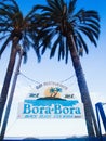 Spain, Balearic Islands, Ibiza, En Bossa beach, Bora Bora Beach