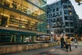 SPAIN, BILBAO - dec 2022 Glassy facade of the Regional Library of Bizkaia