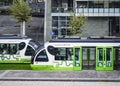 SPAIN, BILBAO - OCT 19, 2018 : Tram transportation in Bilbao city Travel in Spain Royalty Free Stock Photo