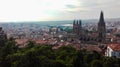 Spain. Burgos. View from the top Royalty Free Stock Photo