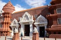 Spain, Canarias, Adeje - December 21, 2019: Siam Park Tenerife. Asian architecture. Royalty Free Stock Photo