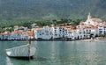 Spain. Catalonia. Cadaques on the Costa Brava. The famous tourist city of Spain. Nice view of the sea. City landscape.