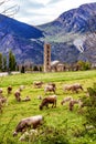 Spain Catalonia Romanesque church.