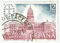 SPAIN - CIRCA 1981: stamp printed by Spain, shows Congress Palace, circa 1981