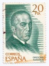 SPAIN - CIRCA 1979: stamp printed by Spain, shows Gregorio Maranon