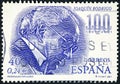 A stamp printed in Spain shows Joaquin Rodrigo