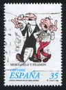 Mortadelo and Filemon by Ibanez Royalty Free Stock Photo