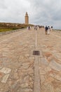 Hercules Tower La Corunna Spain Royalty Free Stock Photo