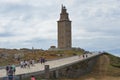 Spain, Galicia, A Coruna, Hercules Tower Lighthouse