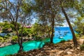 Spain idyllic bay Cala Pi on Majorca island