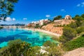 Spain Majorca Beach of Puerto Portals Nous Royalty Free Stock Photo