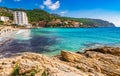 Spain Majorca beach Sant Elm Royalty Free Stock Photo