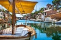 Spain Majorca idyllic fishing port of Cala Figuera Santanyi