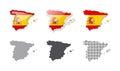 Spain - Maps Collection. Six maps of different designs