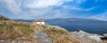 SPAIN - MONTE LOURO LIGHTHOUSE - 15 JULY 2015 IN GALICIA.