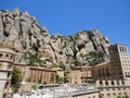 Spain mountain montserrat monastery rock