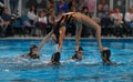 Synchronized swimming exhibition