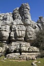 Spain National Park El Torcal de Antequera Royalty Free Stock Photo