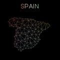 Spain network map.