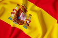 Spain oficcial flag. Royalty Free Stock Photo
