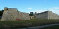 Spain, Pamplona, La Vuelta del Castillo, Citadel of Pamplona, San Anton and La Victoria ravelins, fortified door of Socorro