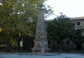 Spain, Pamplona, plaza Recoletas, source Recoletas (fuente de Recoletas