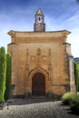 Spain Poblet Monastery, in Catalonia Royalty Free Stock Photo