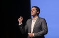 Ciudadanos political party leader Albert rivera during speech