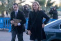 Spain princess Cristina arriving to legal court