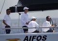 Spain Royal King Felipe sailing with the Aifos sail boat