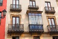 Seville streets at an early sunset in historic city center