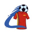 Spain soccer tshirt