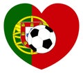 Spain Spanish Flag Soccer Football Heart