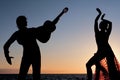 spain Spanish flamenco dancers Royalty Free Stock Photo