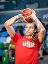 US female basketball player Brittney Griner Royalty Free Stock Photo