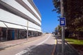 SPAIN, TOSSA DE MAR - JUNE 26, 2019: modern architecture of resort hotels