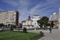 Spain, Valladolid, 16th april: Iglesia de Nostra Seniora de Las Angustias Church Building facade of Valladolid City in Spain Royalty Free Stock Photo