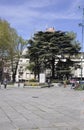 Spain, Valladolid, 16th april: Statue of Felipe II Monument from Plaza San Pablo in Valladolid Spain