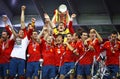 Spain - the winner of UEFA EURO 2012 Royalty Free Stock Photo