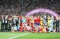 Spain - the winner of UEFA EURO 2012 Royalty Free Stock Photo