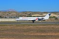 Spains Air Iberia Aircraft Landing At Alicante Airport