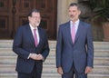 Spains King and Prime minister summer Meeting