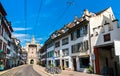 Spalentor city gate in Basel, Switzerland