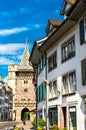 Spalentor city gate in Basel, Switzerland