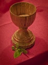 Spalted Maple Wooden Chalice Royalty Free Stock Photo