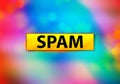 Spam Abstract Colorful Background Bokeh Design Illustration