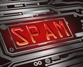 Spam concept. Royalty Free Stock Photo