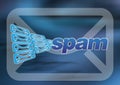 Spam illustration Royalty Free Stock Photo
