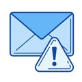 Spam line icon. Royalty Free Stock Photo